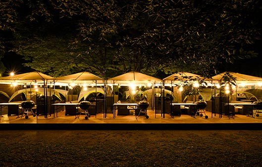 福岡都心でアクセス抜群なので会社帰りのビアガーデン利用にぴったり！
